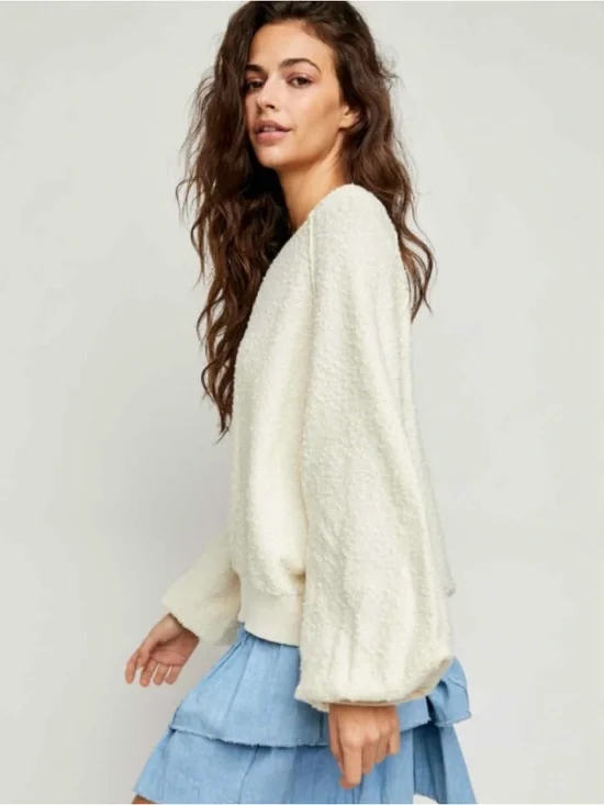 NWT Free People Found My Friend Pullover Sweater Size XS - Picture 2 of 6